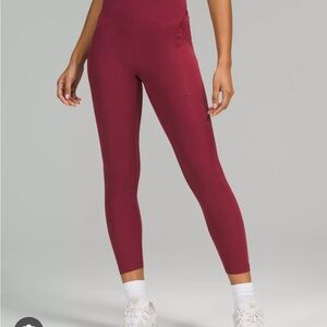 Lululemon Athletica Maroon Leggings